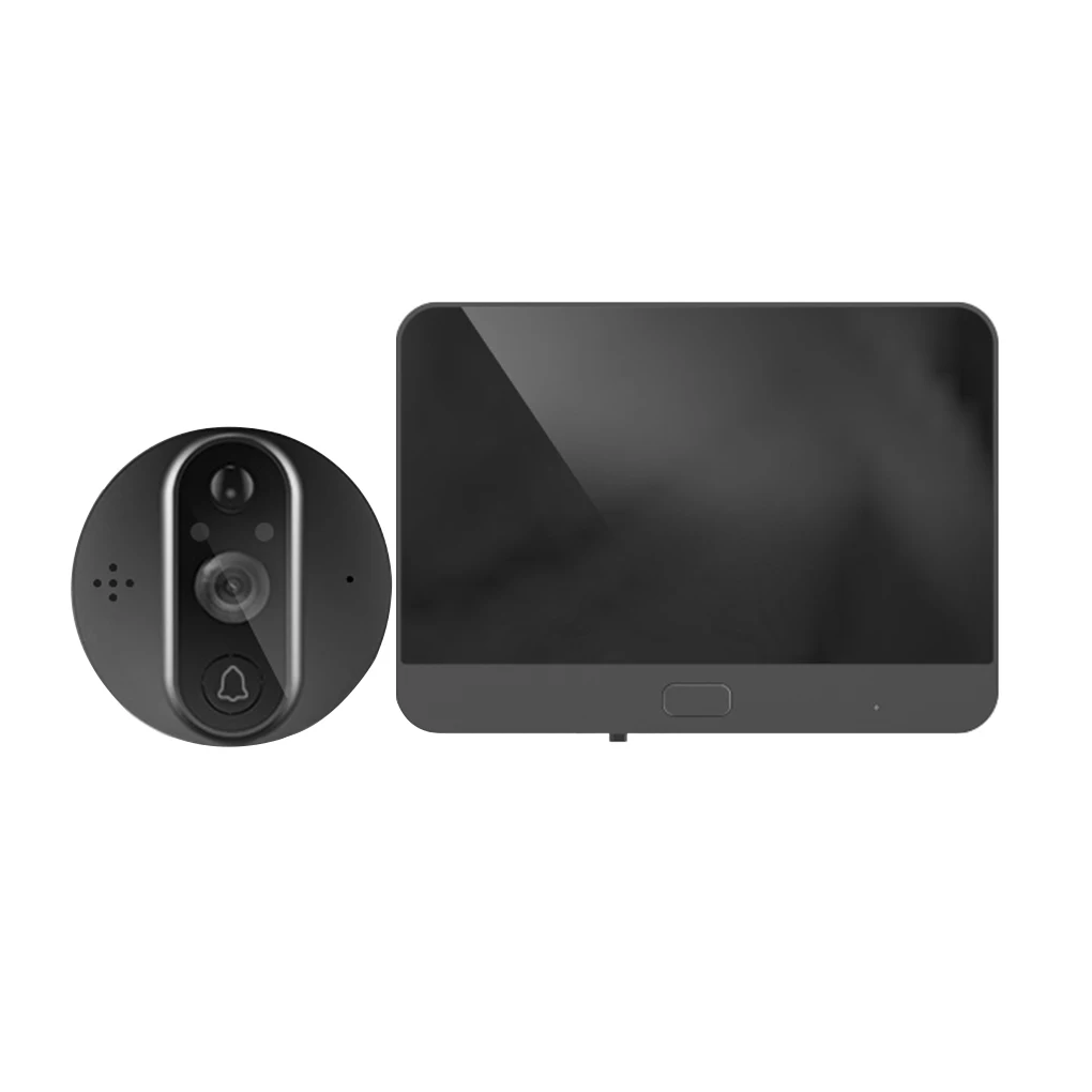 

Smart WiFi Video Doorbell Peephole Doorbell Viewer Home PIR Motion Detection Security Monitor Detection Tuya APP Remote Control