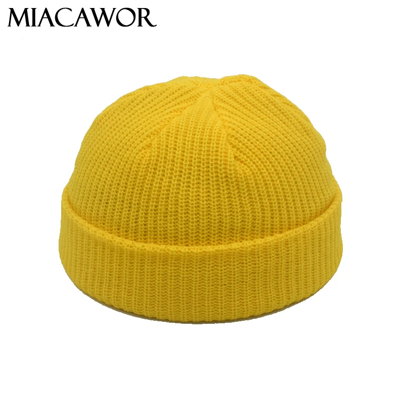 MIACAWOR зимняя шапка унисекс вязаная женская дышащая мужская Gorras теплая однотонная