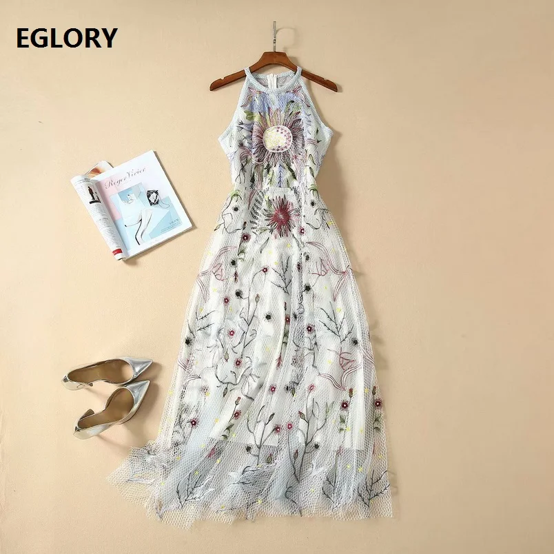 Высокое качество новинка 2020 весна лето длинное платье для женщин с бретелькой