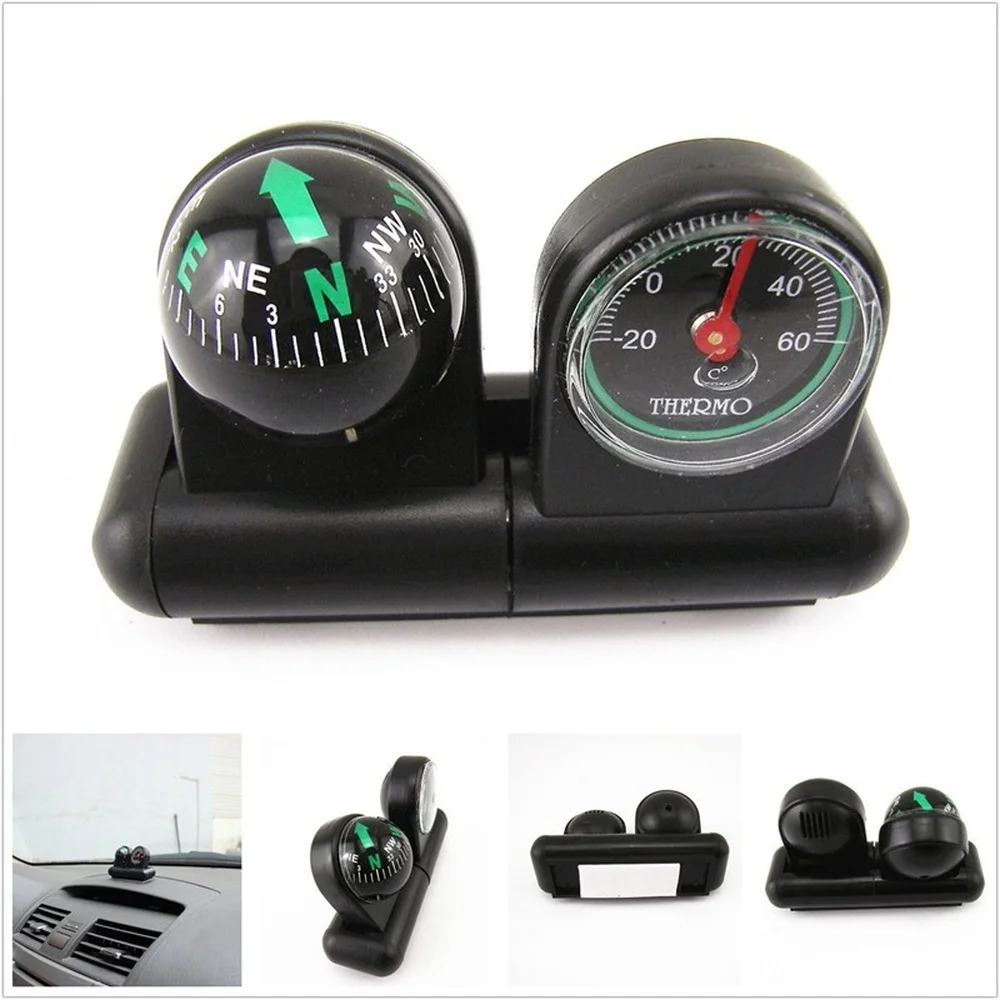 Многофункциональный автомобильный компас термометры автомобильные аксессуары