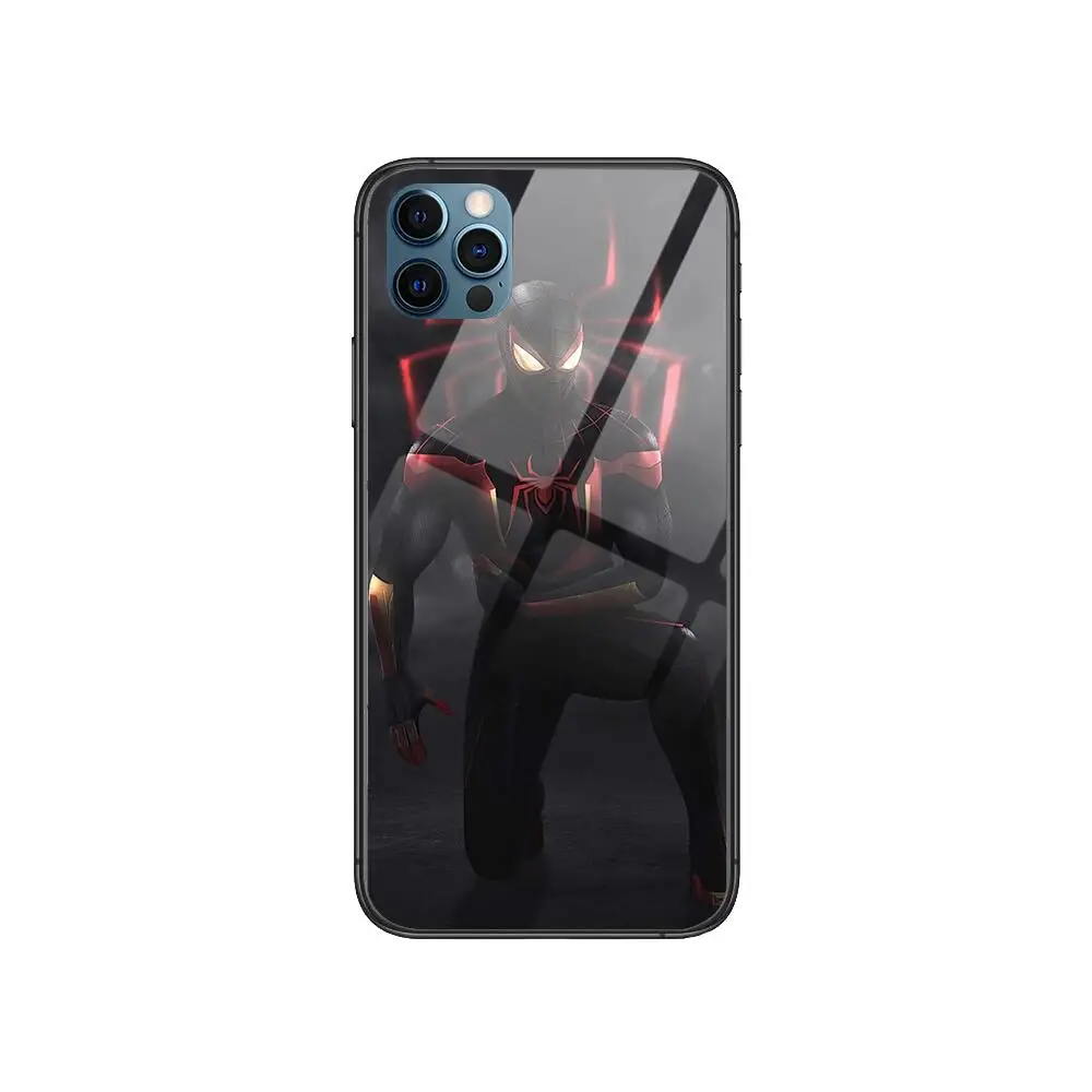 

Spider-Man Anime Style Phone Case cover For iphone 12 pro max 11 8 7 6 s XR PLUS X XS SE 2020 mini black cell shell