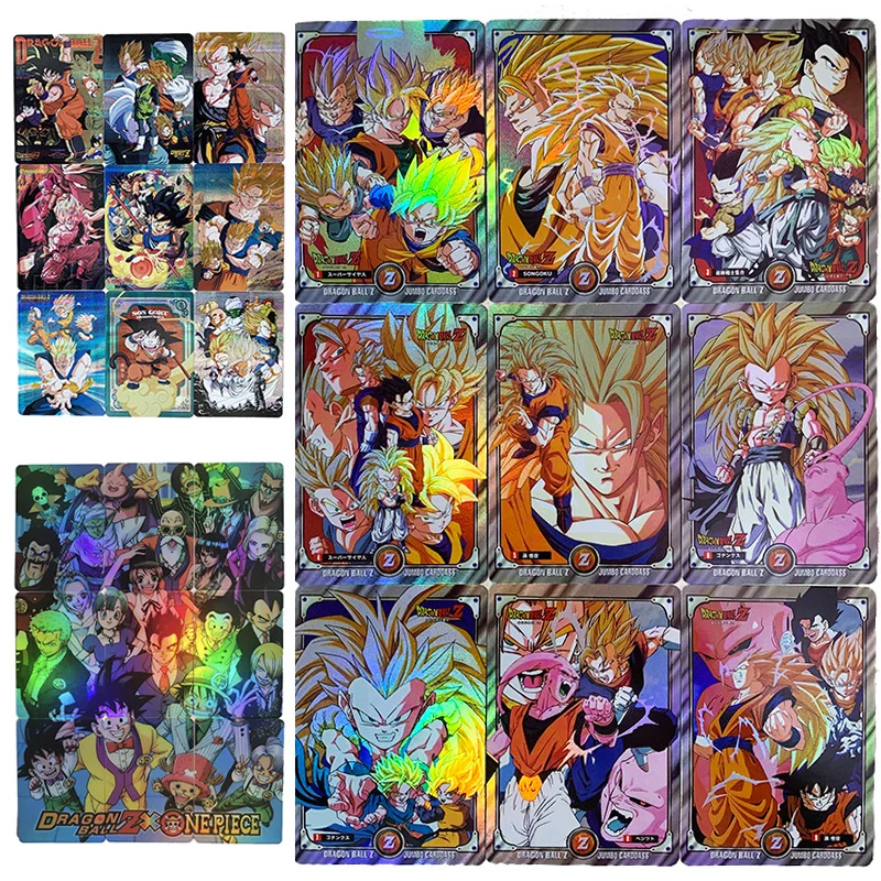 

Anime Dragon Ball Z Majin Buu Goku Vegeta IV Frieza Gotenks Son Gohan Combat series Collection cards kids toys gift game card