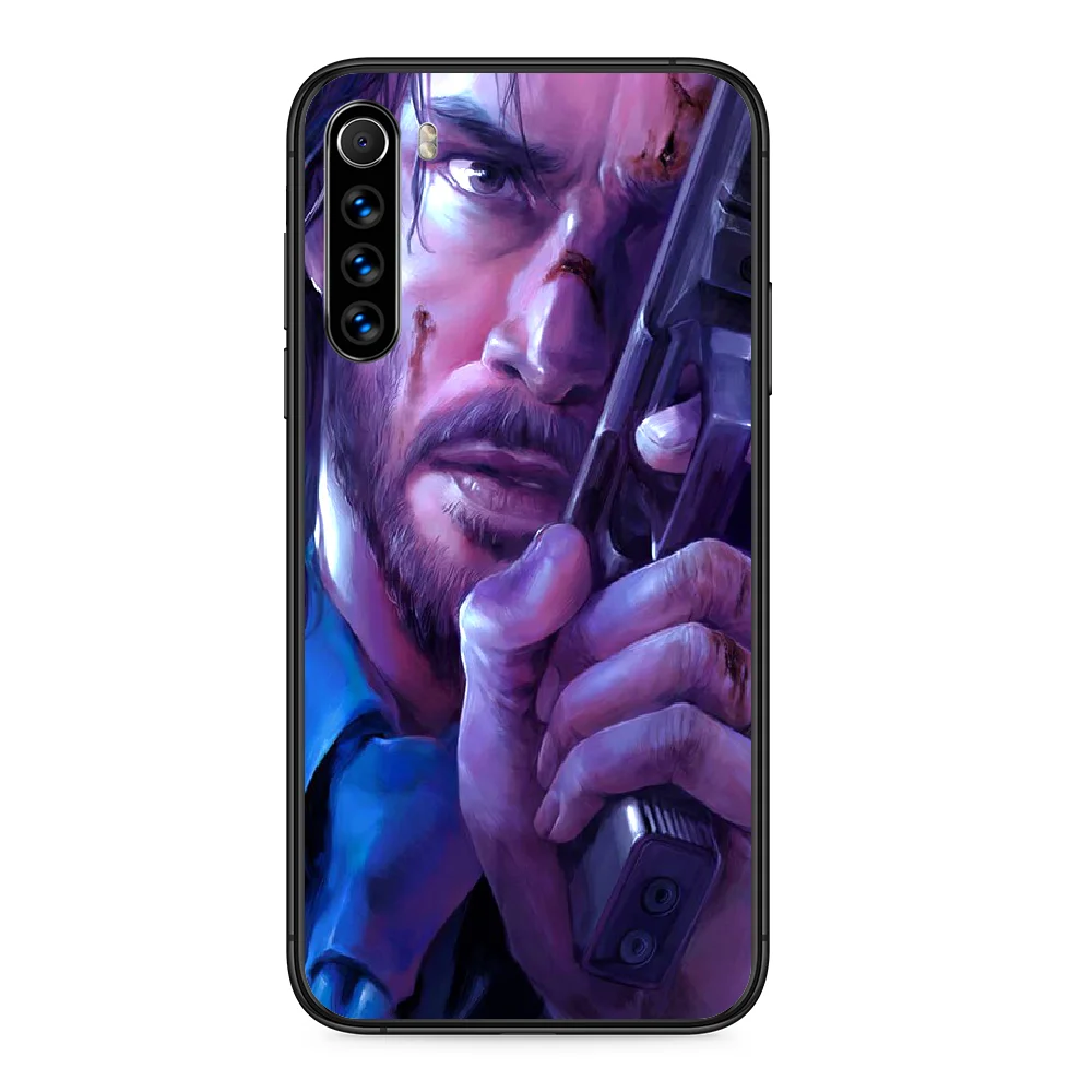 Чехол для телефона John Wick Xiaomi Redmi Note 4A 4X 5 6 6A 7 7A 8 8A 4 5A 8T Plus Pro черный чехол сотового