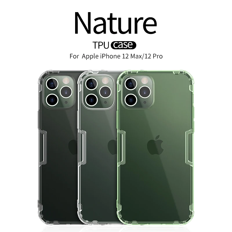 Чехол для iphone 12 Pro Max Mini NILLKIN Nature Прозрачная мягкая задняя крышка из ТПУ