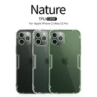 Чехол для iphone 12 Pro Max Mini NILLKIN Nature, прозрачный мягкий чехол из ТПУ, противоударный чехол для iphone 11 iphone 12