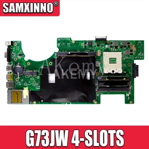 for asus g73jw g73j g73 4 slots rev2 0 hm55 2d laptop motherboard tested 100 work original mainboard free global shipping