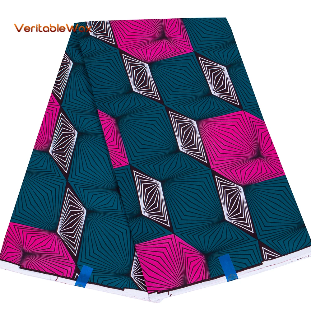 

Lew, 100% хлопок, новая Оригинальная восковая ткань, ткань с Африканским принтом, ткань, оптовая продажа, африканская восковая ткань 40FS1412