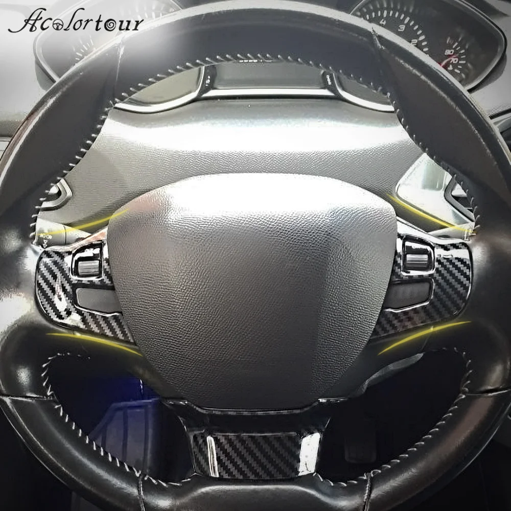 Внутренняя полоса 3 шт./компл. декоративная крышка рулевого колеса автомобиля