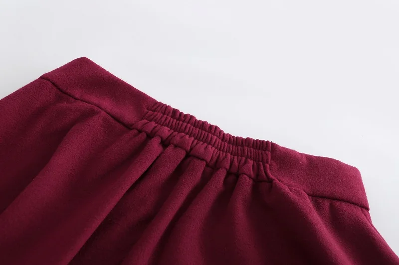 Осень-зима Женская длинная юбка 2019 Ретро стиль высокая талия модная