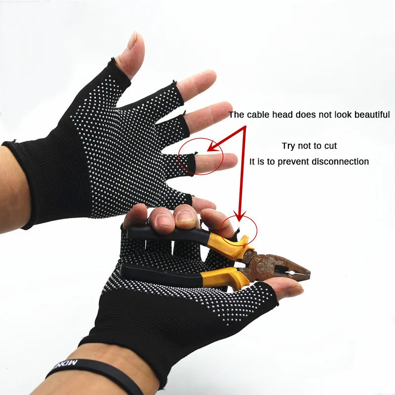

Adult Bike Elastic Nylon Cycling Gloves Half Finger Gel Road Outdoor Sports Mtb Accessories Men Women Bikes Gloves Breathable
