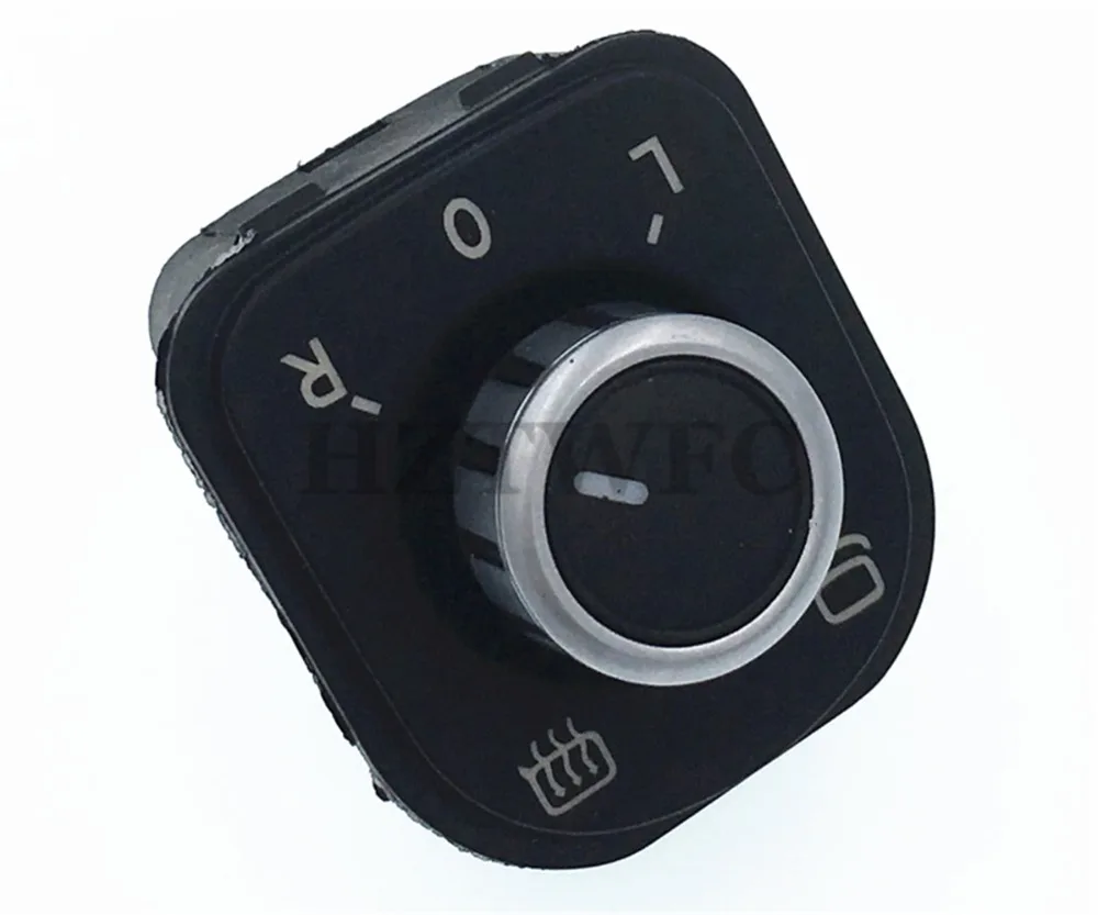 Бесплатная доставка Черный хромированный зеркальный переключатель для VW Jetta Golf