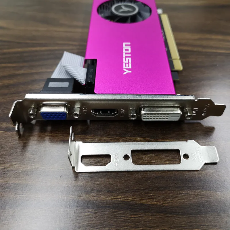Yeston Radeon RX550 4 ГБ GDDR5 PCI Express 3,0 DirectX12 однослотовая Графическая карта VGA+ HDMI+ DVI-D видеокарта рабочего стола