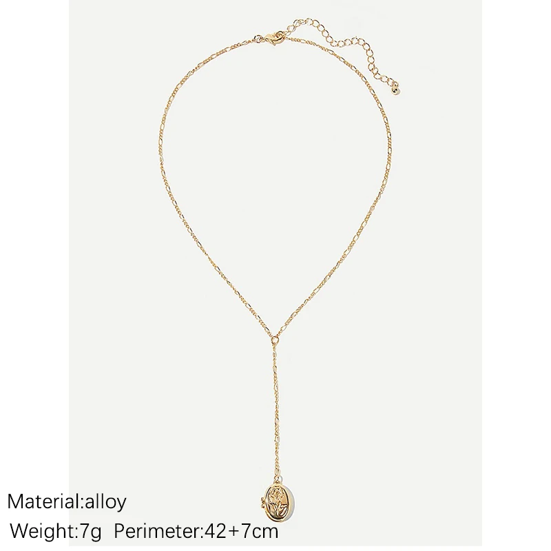 Cpop Новое модное креативное карманное ожерелье с розовыми часами золотая цепочка