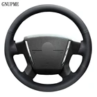 DIY ручной работы черного цвета из искусственной кожи чехол рулевого колеса автомобиля для Dodge флеш-накопителей Мстители SXT 2006-2010 Dodge Калибр 2007-2011