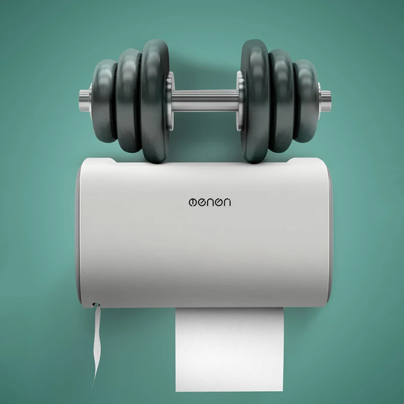 Многофункциональный держатель рулона унитаза для ванной комнаты диспенсер