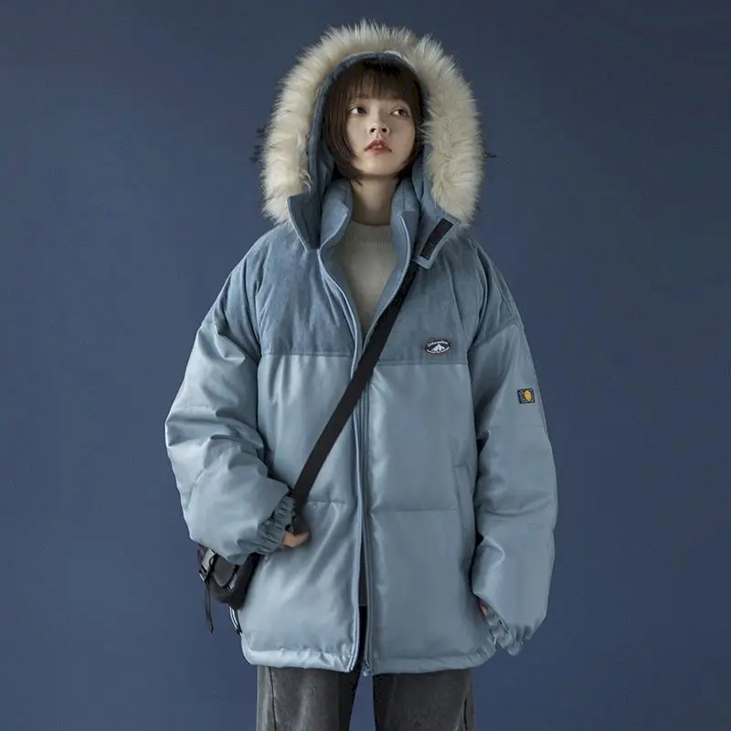 

Куртка женская стеганая на флисе с капюшоном, на осень/зиму