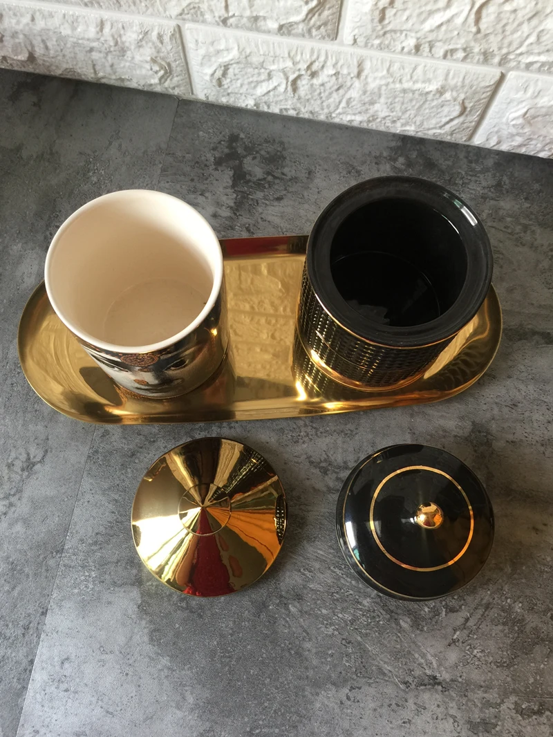 Керамический подсвечник сделай сам ручной работы в стиле ретро контейнер для