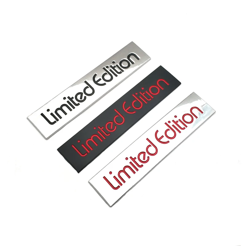 Металлическая Эмблема ограниченного выпуска для багажника крыла хвоста