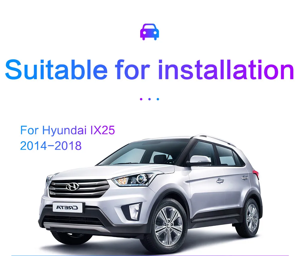 2 Din Android 8,1 автомобильный Радио мультимедийный плеер gps навигация для hyundai ix25 creta- 2 Гб ram 32 ГБ rom 2din видео плеер