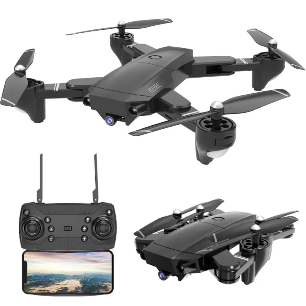 

RCtown RC Drone HDRC H36 Folding Drone HD Wide-angle Dual Camera Aerial Wifi Fixed-height Remote Control Aircraft Drone #X0720