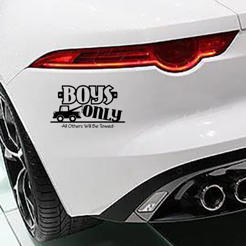 

16*9.2cm Boys Only Decal Sticker Funny Car Window Bumper Novelty JDM Drift Vinyl Decal Sticker