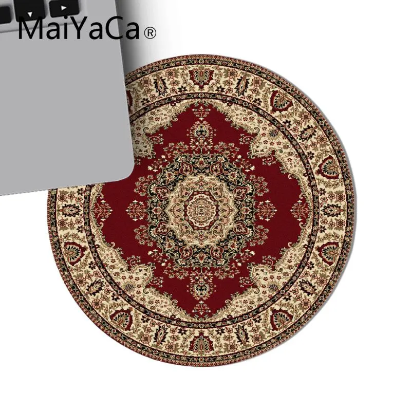 круглый персидский коврик maiyaca