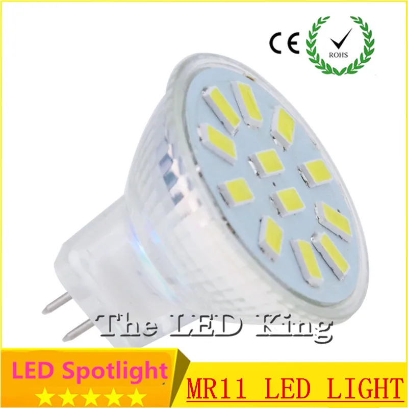 1 шт. MR11 Светодиодный точечный светильник 4 Вт 5 8 5730 SMD Точечный 220 в 12 20 30 лампа с