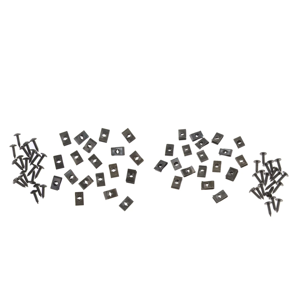 40 пакетов мотоциклетные ATV металлические крепежные заклепки фиксаторы винты и