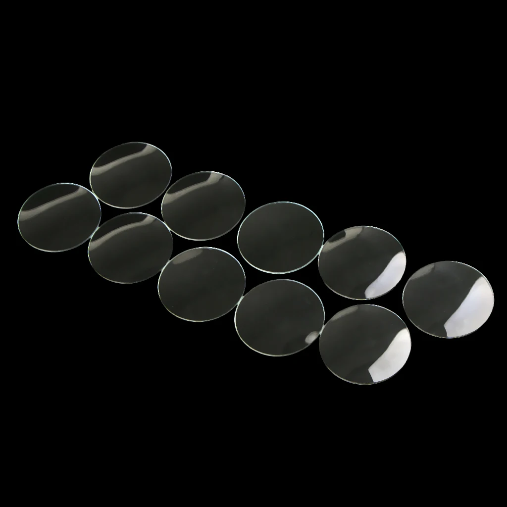 10pc Double Convex Watch Glass 28mm-33mm Anti-Scratch Watch Crystal