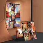 Абстрактные сексуальные обнаженные женщины, холст, плакаты и принты, граффити, искусство, холст, живопись, настенные картины для спальни, гостиницы, Декор