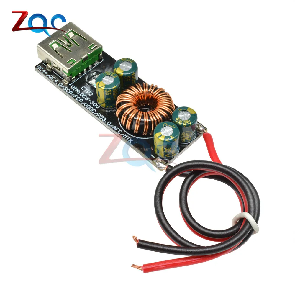 QC4.0 QC3.0 6-35 V мобильный телефон тип-c USB Быстрая Зарядка адаптер понижающий Повышающий Модуль для huawei SCP/FCP Apple PD Qualcomm
