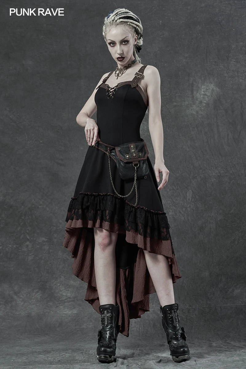 

Steampunk retro waist bag Punk Rave WS-394YDF