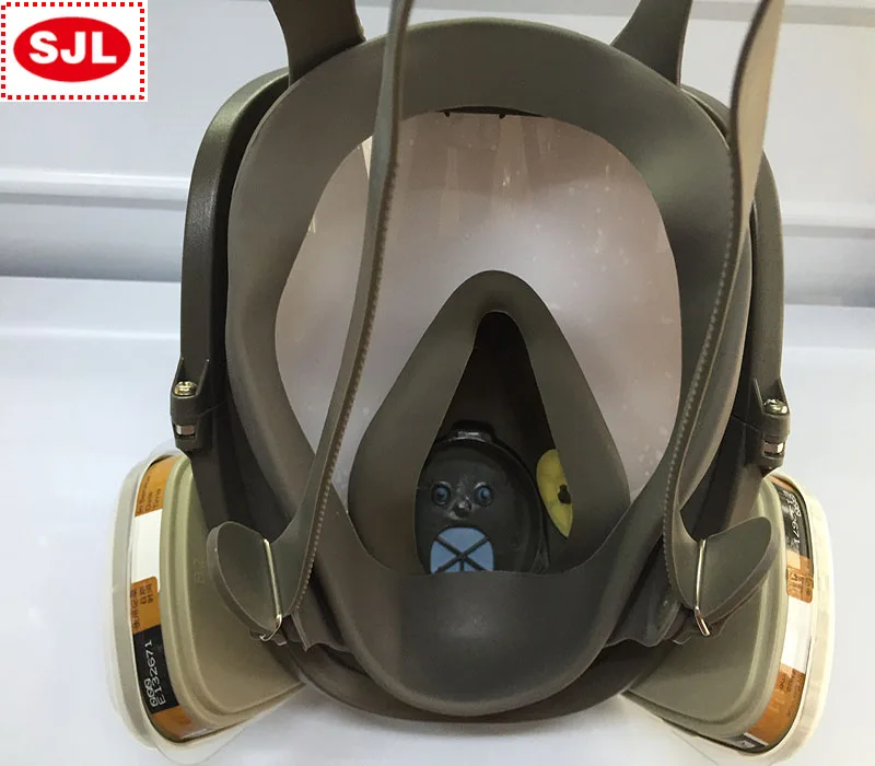 Gas Mask 7 IN 1 Large View For 6800 Full Face Facepiece Painting Spraying Respirator Filterg | Безопасность и защита