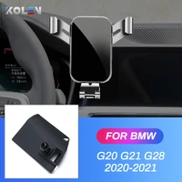 car mobile phone holder for bmw g20 g21 g28 3 series 325 2020 2021 gps gravity stand air vent special mount navigation bracket