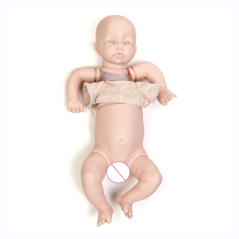 

Новый 20 "силиконовый винил reborn baby doll mold, половинчатая ткань тела bebe reborn kit DIY неокрашенные кукольные детали, игрушки, аксессуары