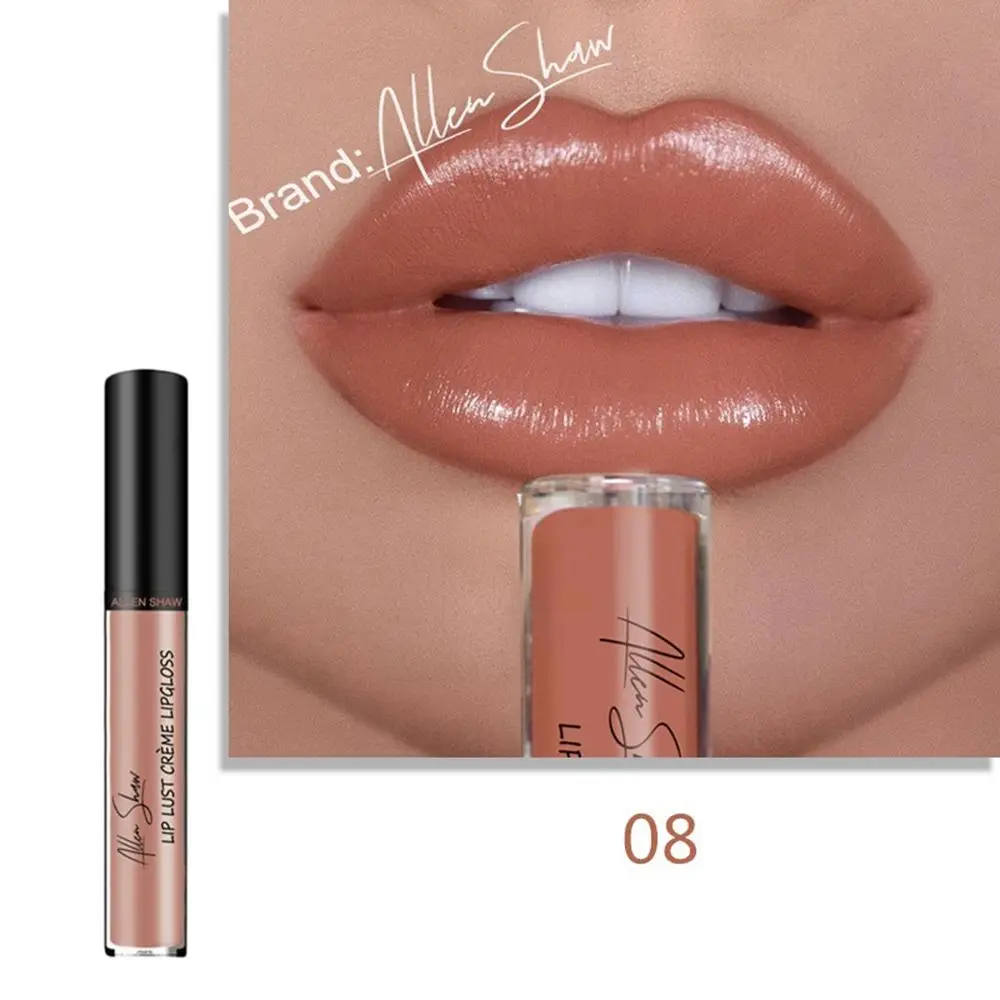 12 цветов Помада с кремовой текстурой сексуальный женский макияж Жидкий блеск для