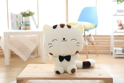 1PCS 60CM 80CM милый бант для кошек плюшевые куклы игрушки подарок подушки дивана