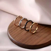 sizes 5 10 2mm plain rings simple style wedding accessories