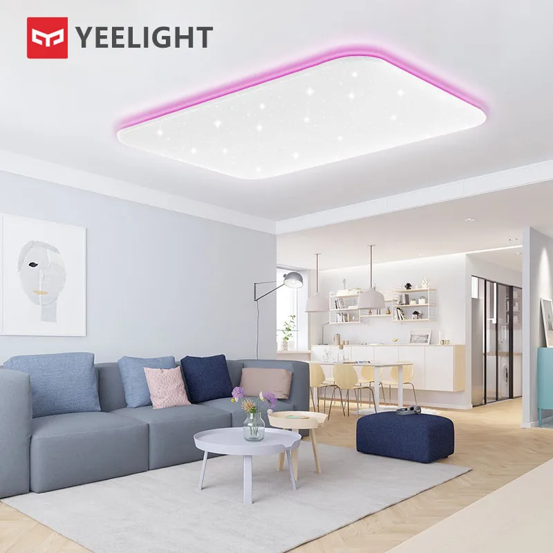 Умный потолосветильник Yee цветная лампа с дистанционным управлением через Bluetooth