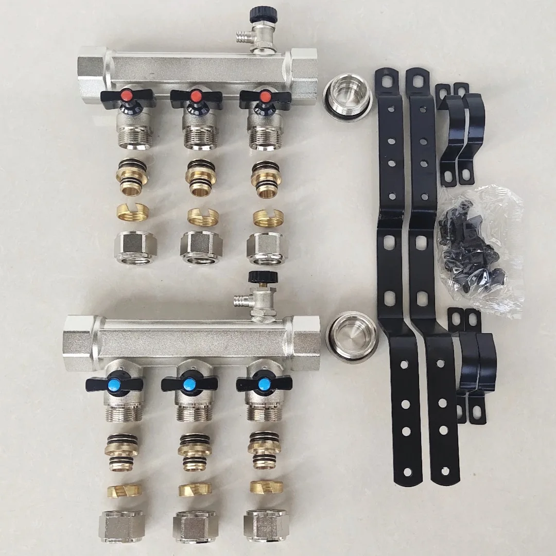 Водонагревательный комплект для пола насос 1 дюйм 2-8 портов