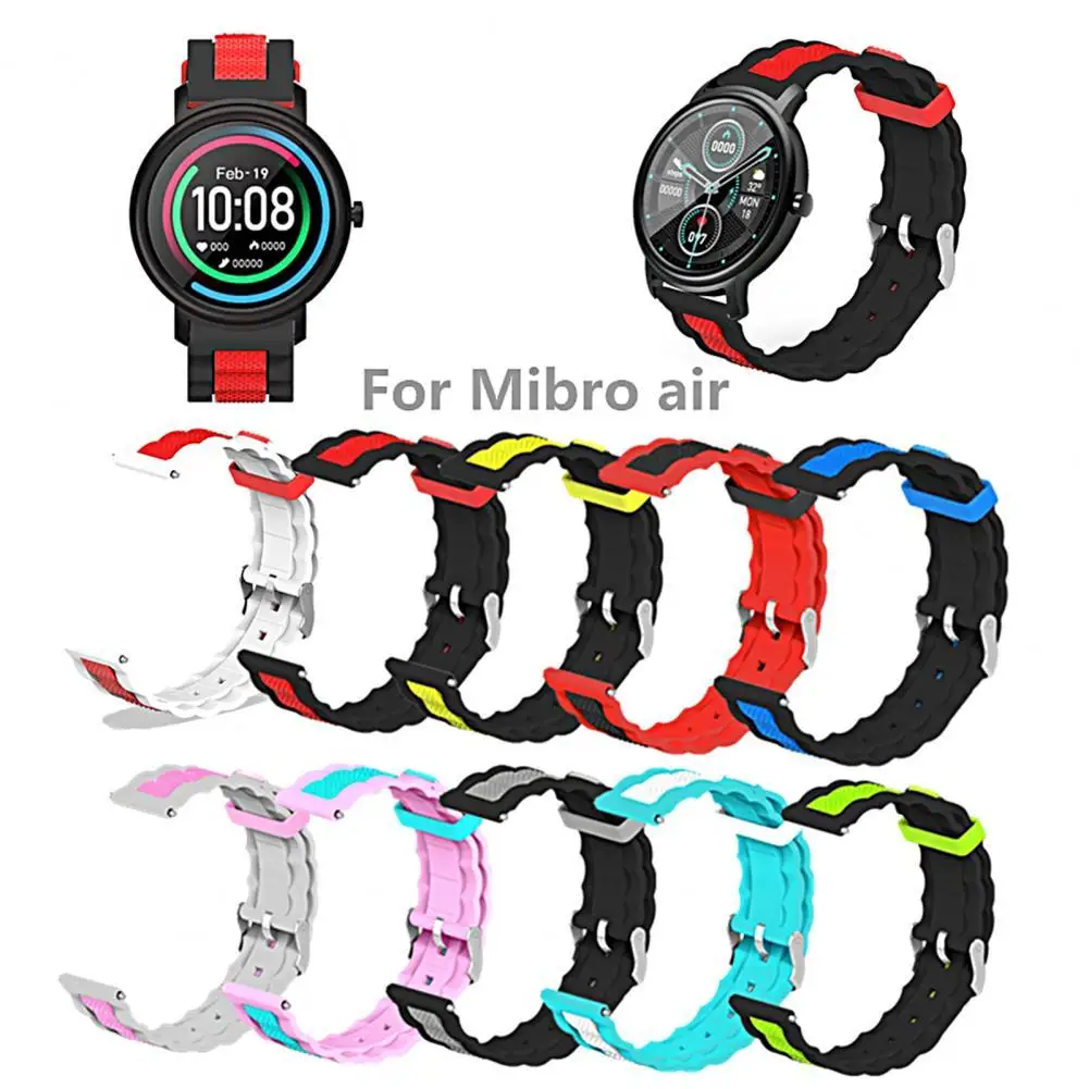 Лидер продаж! 20 мм регулируемый спортивный силиконовый ремешок для часов ремень