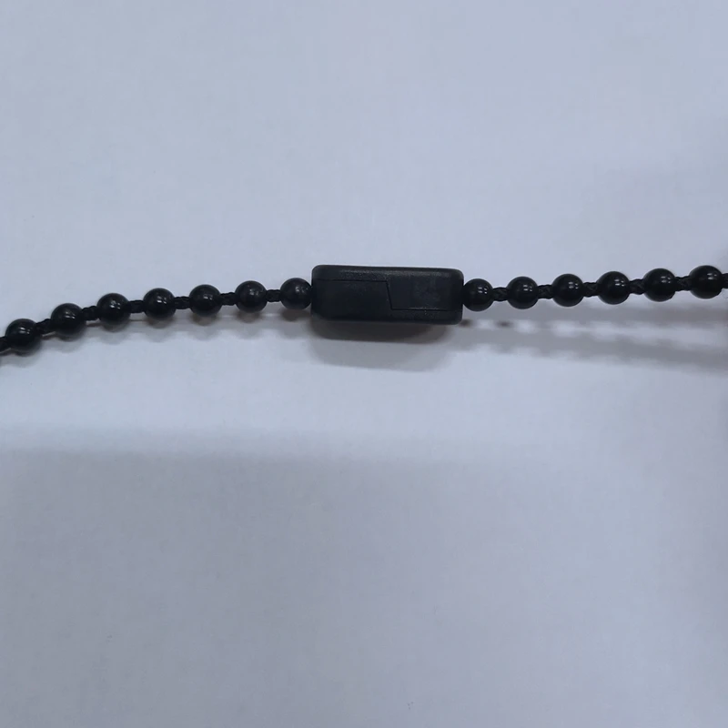 

Black Color 10M Roller and 10pcs Roman Shade Blind Beaded Chain Connetor Cord Plastic Chain Repair Roller Curtain Blind Beaded
