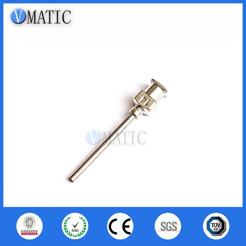 Бесплатная доставка 12 шт. 1 дюйм Длина наконечника 14 г тупые иглы для дозирования