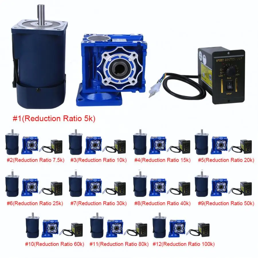 90W 220VAC червячный редуктор двигателя 5IK90RGN RV40 регулятор скорости для оборудования