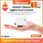 SONOFF ZBMINI Zigbee 3,0 двухсторонний умный переключатель дистанционное управление через приложение работает с поддержкой eWeLink SmartThings Hub Alexa Google Home
