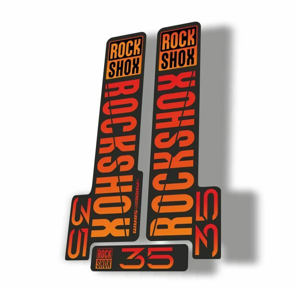 Наклейка на велосипед для Rock Shox 35 2018 вилка