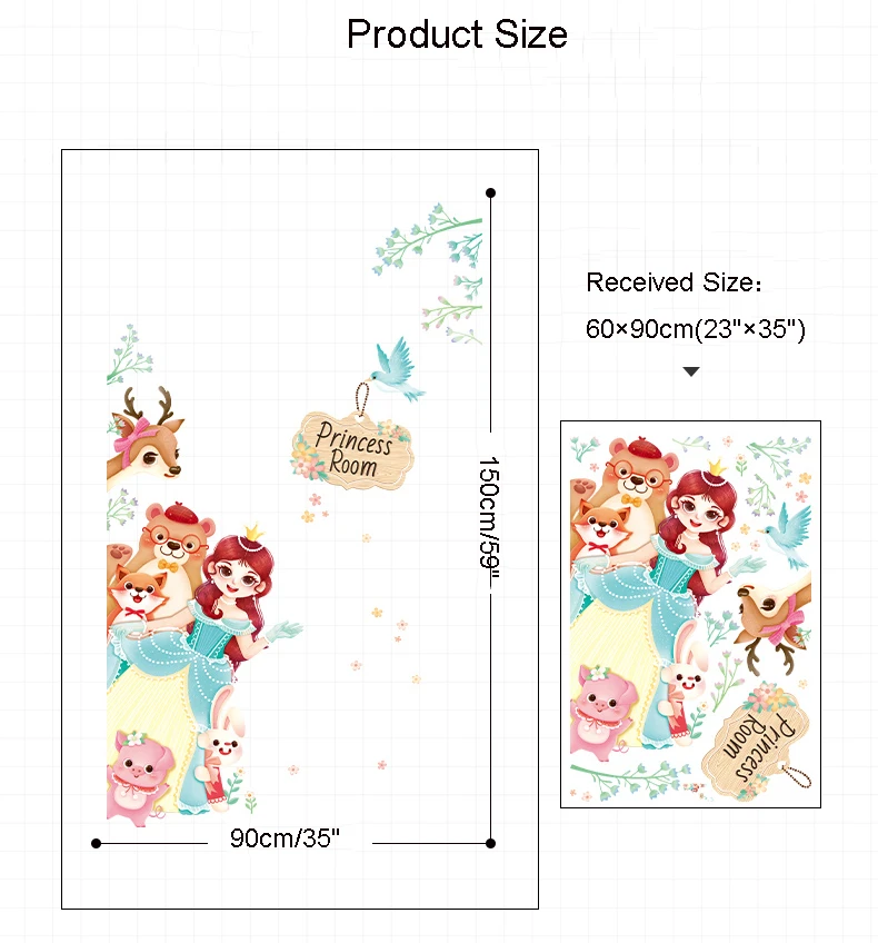 

Cartoon Wall Stickers Home Decor Kids Room Bedroom Corrido Doors Paste Decortion Aesthetics Art Posters Kawaii Decals