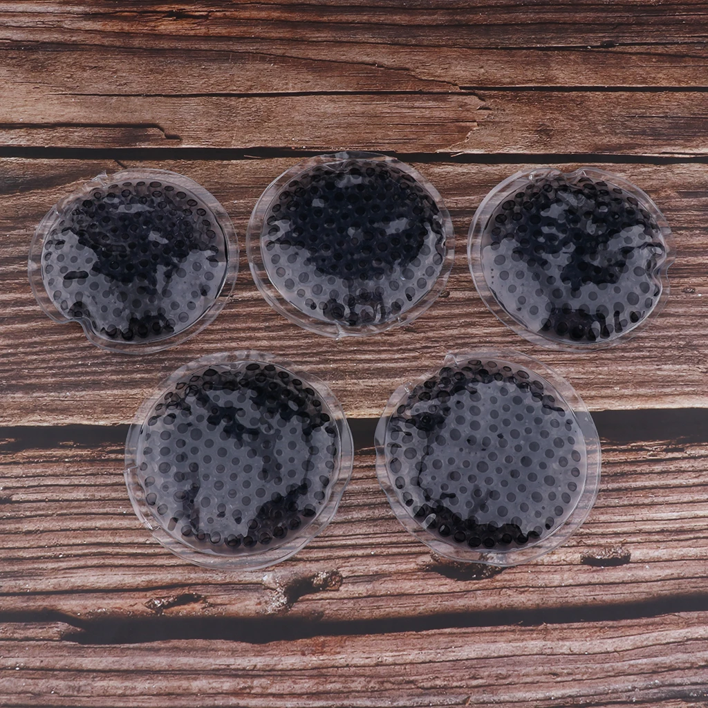 5x круглый многоразовая гелевая тепло холодной и горячей пакет от боли в спине