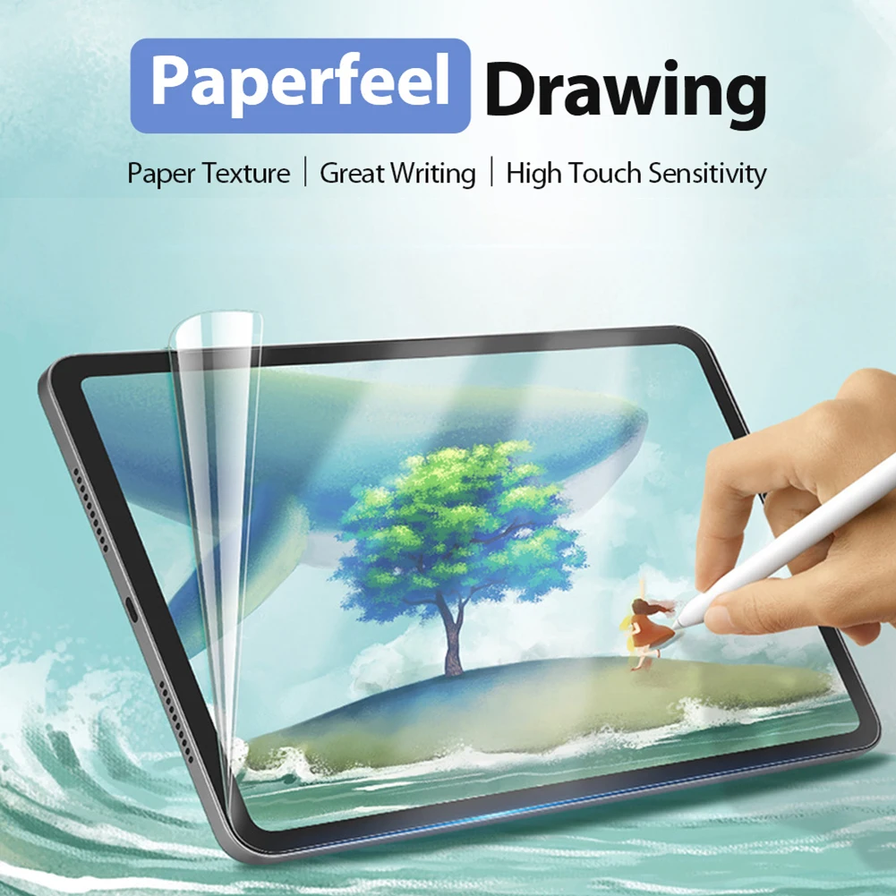 

0.15mm Tablet Screen Protector Film for iPad Mini 6 2021 Anti Glare Anti Fingerprint Paper Like Matte PET Write Painting Film
