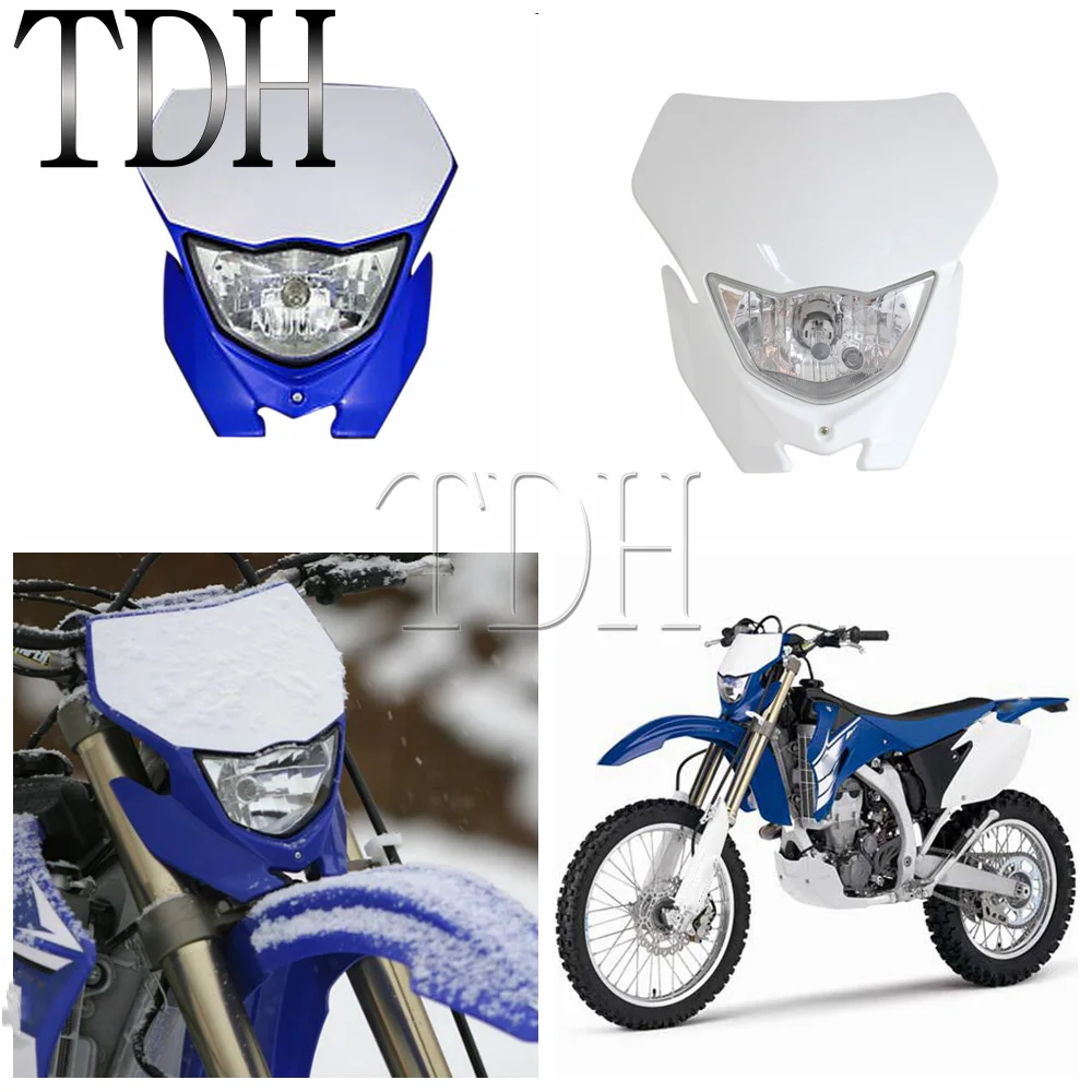 Фара для мотоцикла Supermoto передняя фара мотокросса эндуро Yamaha WRF250/400/426/450 YZ TTR WR MX